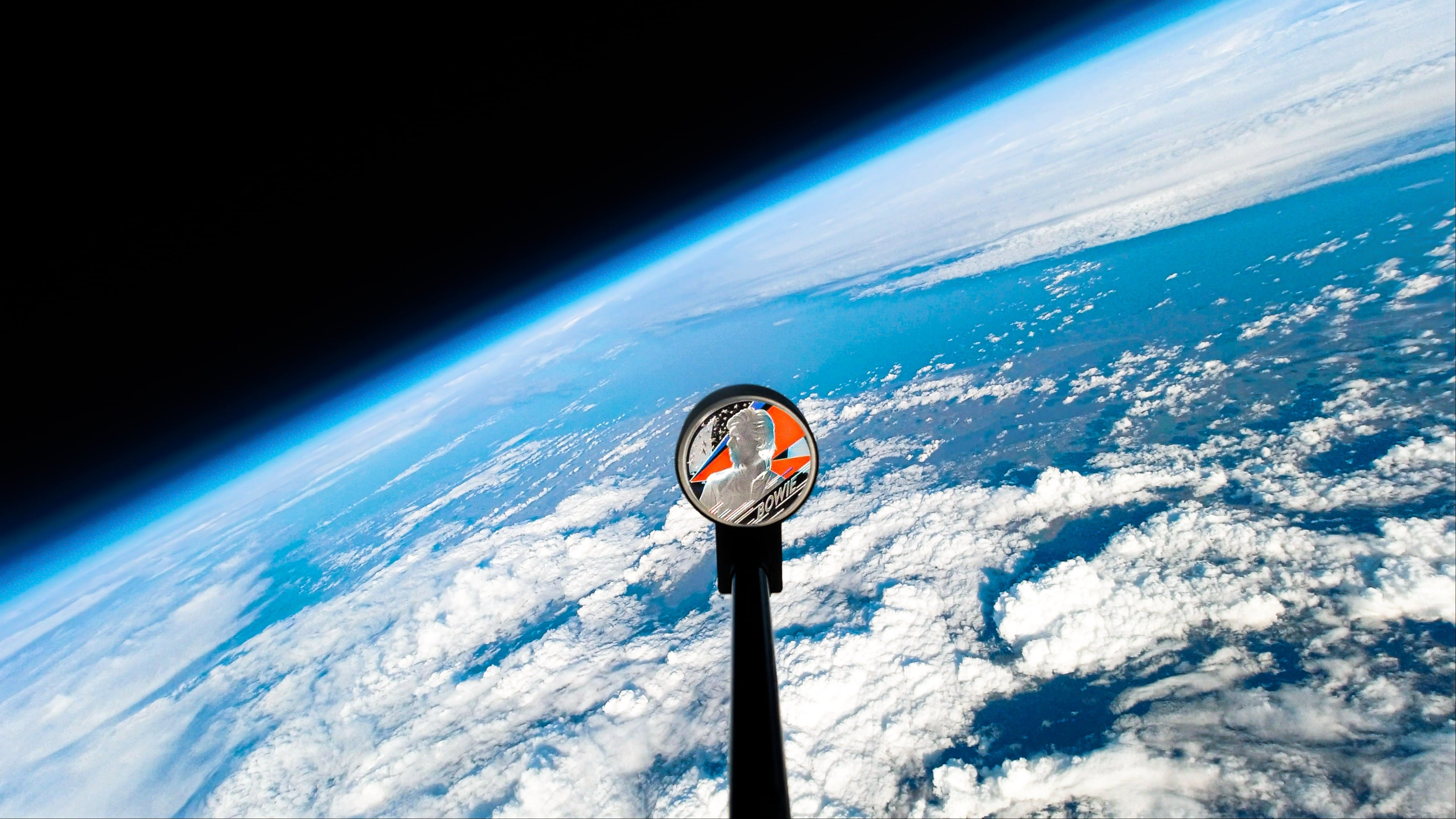 The new David Bowie coin orbiting the Earth’s atmosphere