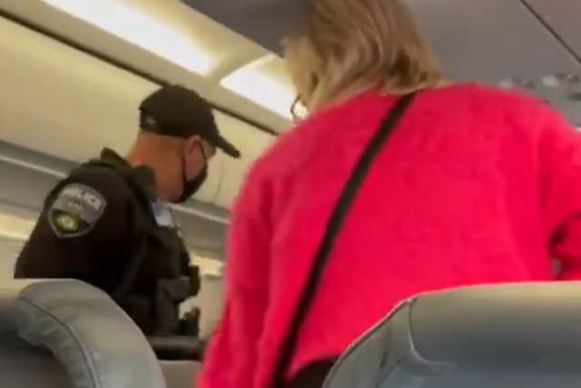 Frontier Airlines passenger refused to wear a mask