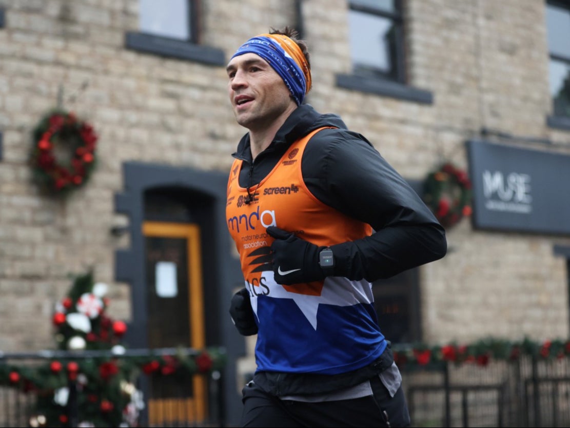 Kevin Sinfield was recognised for his incredible week of marathons