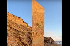 Mysterious monolith found on Isle of Wight beach