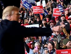 Trump’s Georgia rally saw him doing the opposite of his job