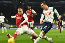 Arsenal ‘let the fans down’ against Tottenham, admits Holding
