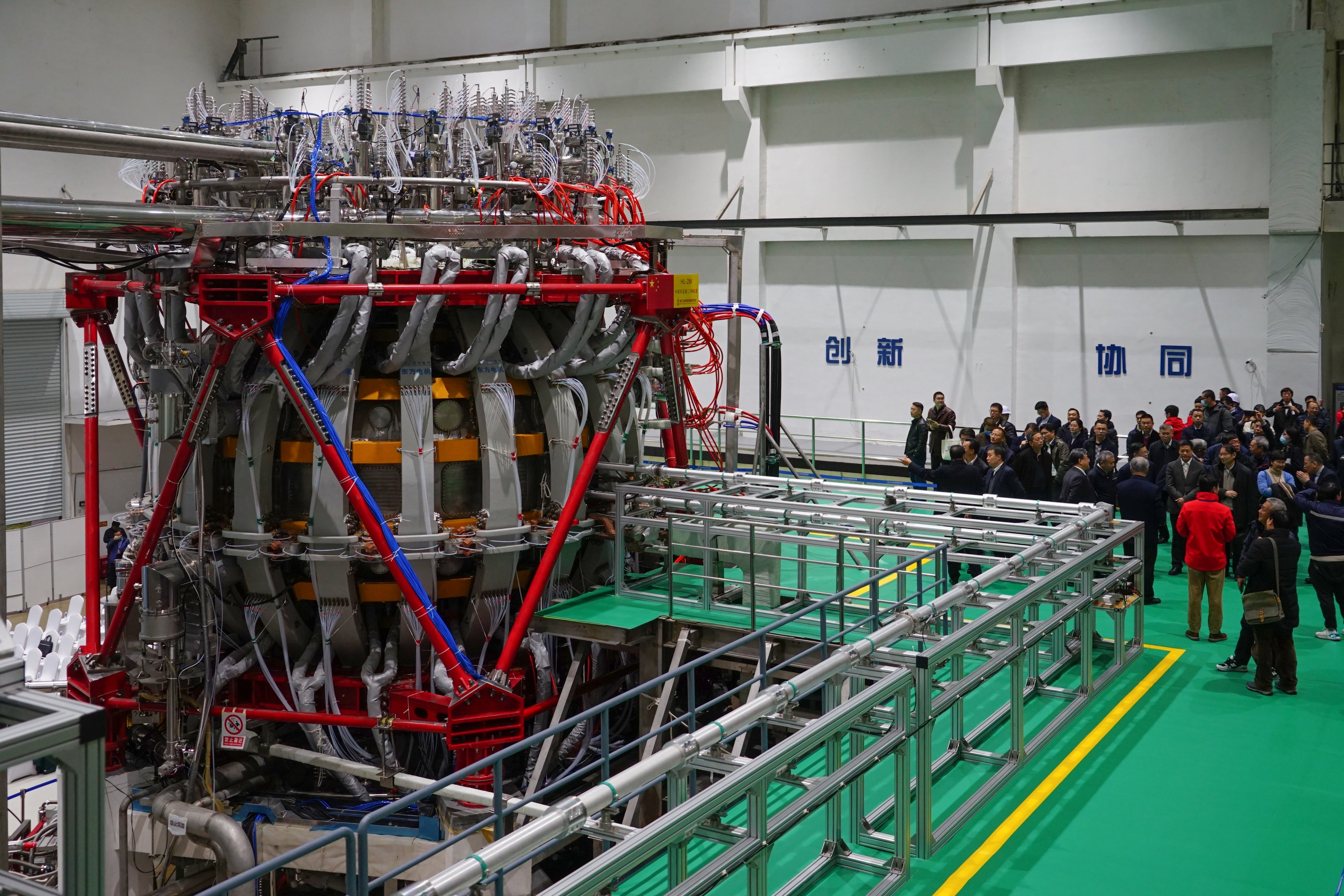 The HL-2M tokamak achieved it was first plasma discharge on 4 December 2020