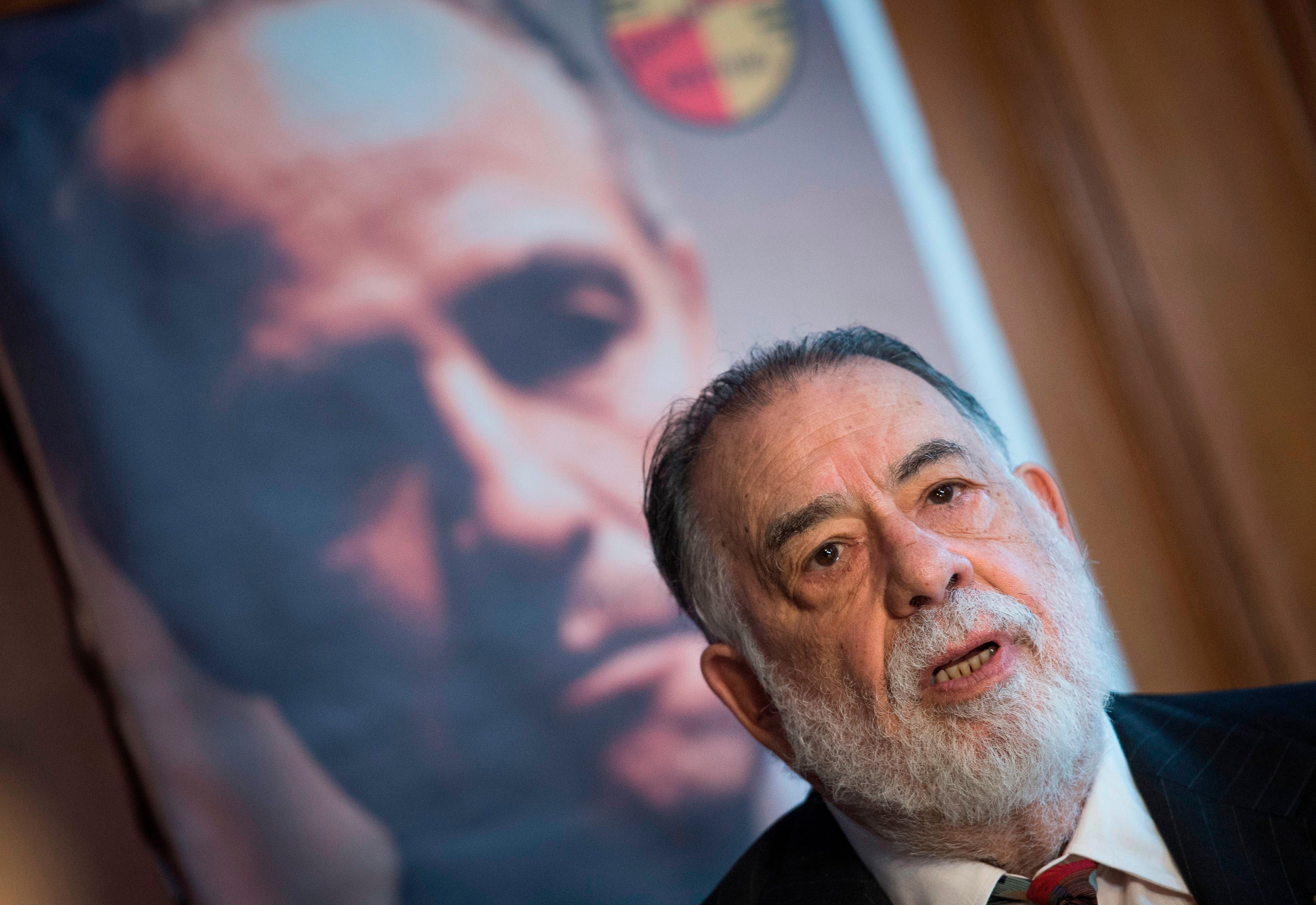 <p>Francis Ford Coppola at the Stockholm Film Festival in 2016</p>