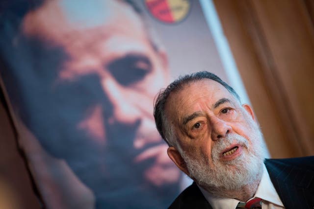<p>Francis Ford Coppola at the Stockholm Film Festival in 2016</p>