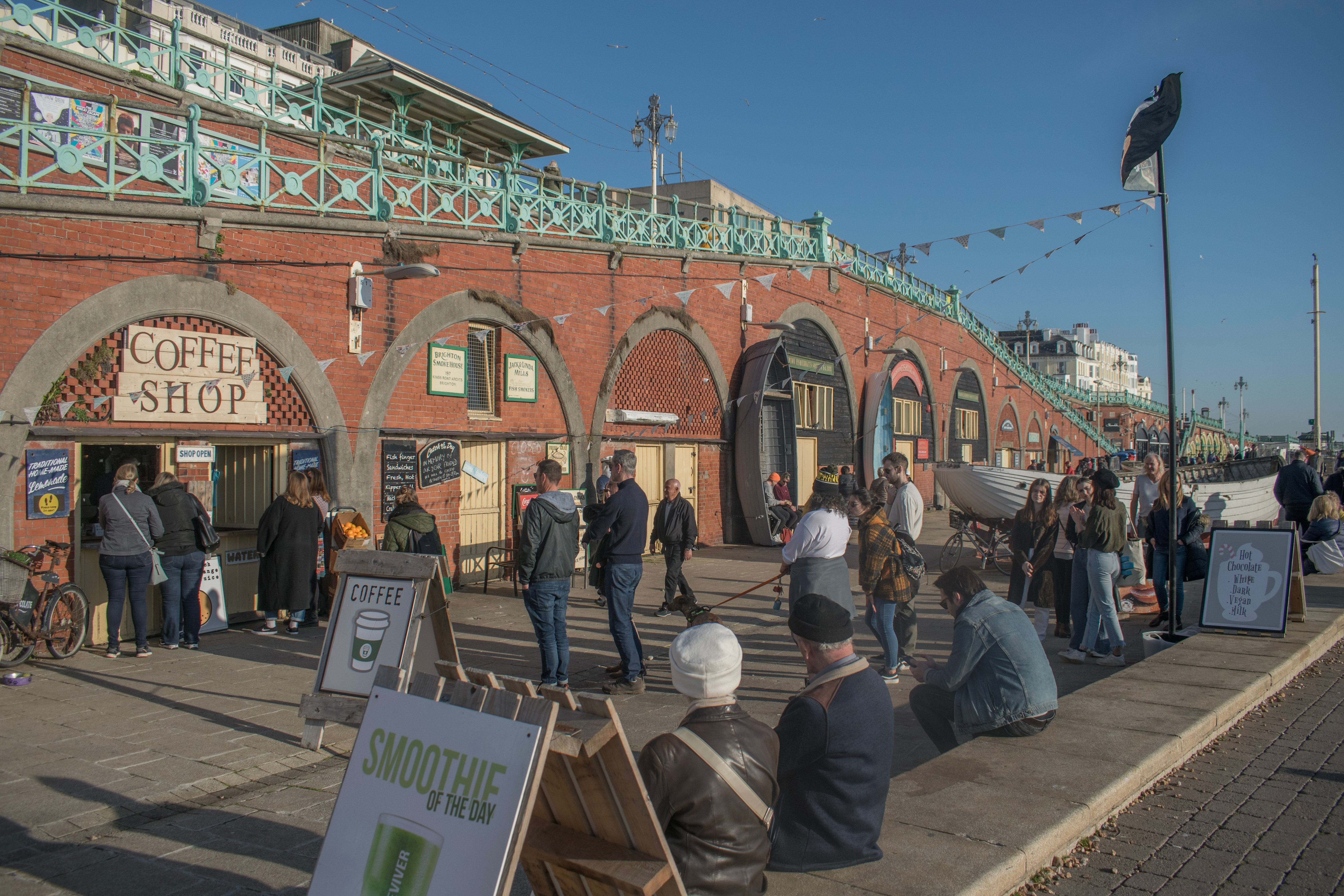 Brighton’s former fishing quarter has been busy this winter