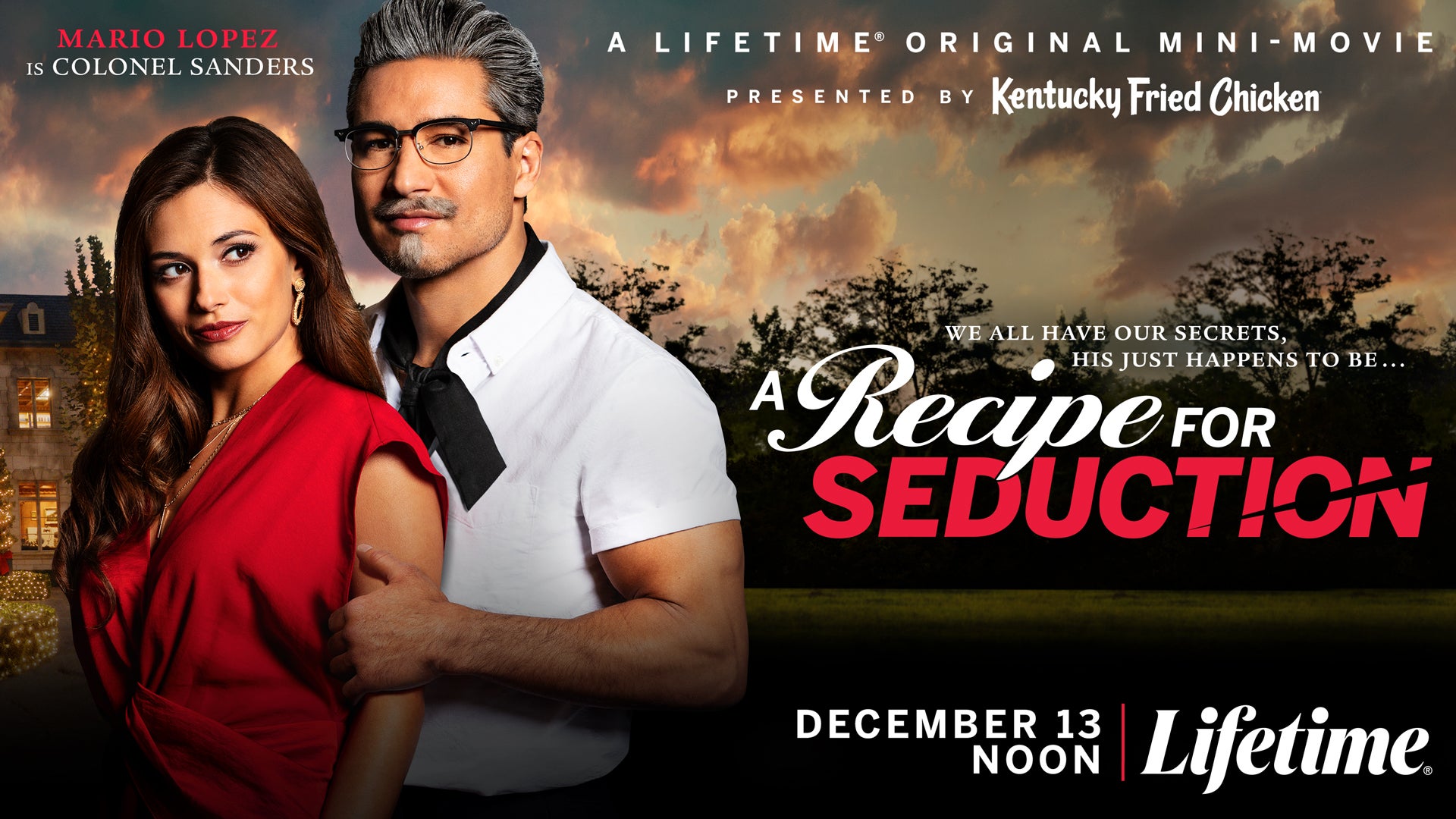 Mario Lopez protagoniza 'A Recipe For Seduction' de KFC y Lifetime