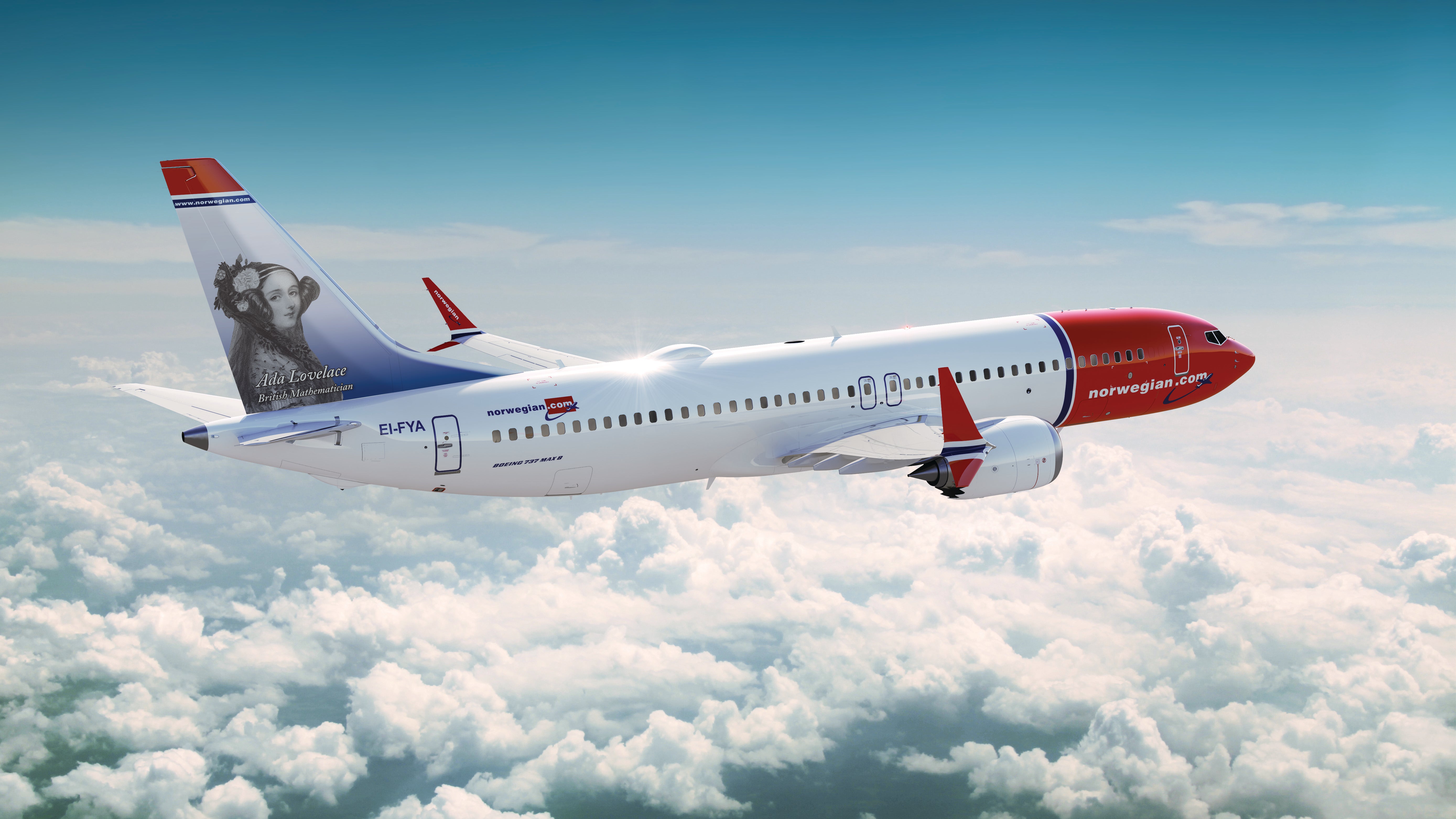 Going places: a Norwegian Boeing 737 Max