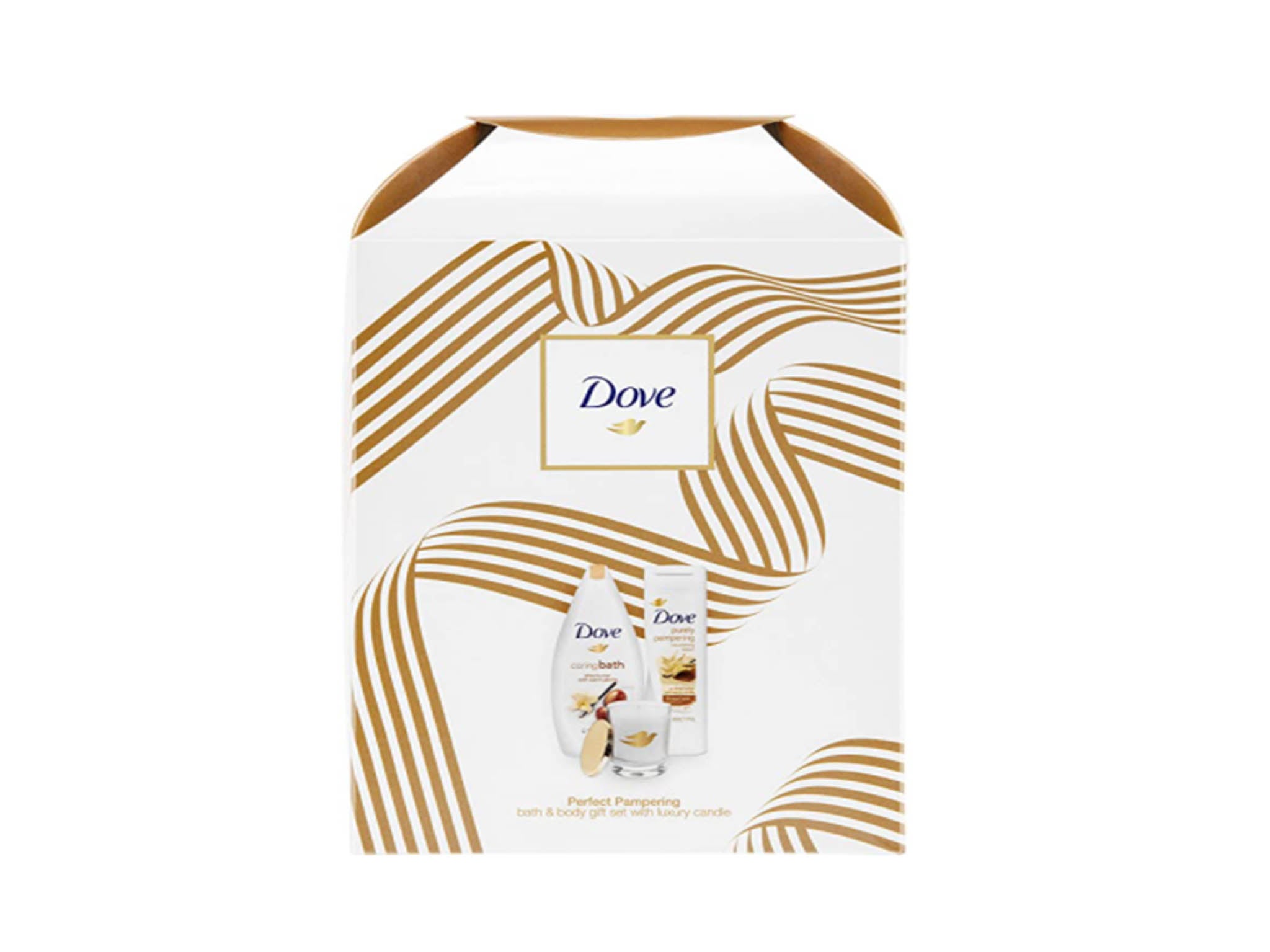 Enjoy some downtime with this Dove bath soak set