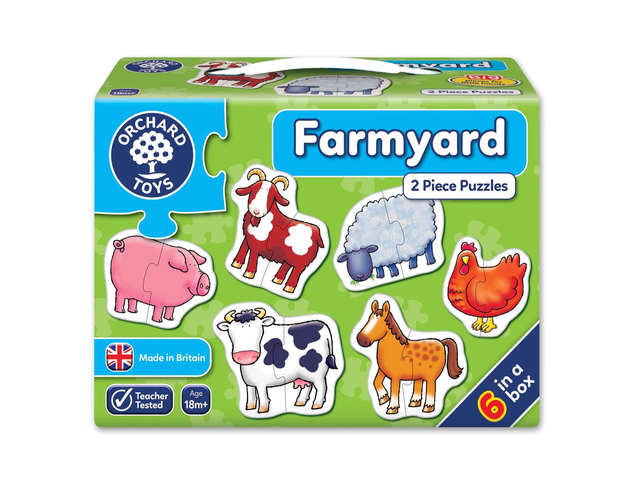 This simple farmyard puzzle will keep little hands busy