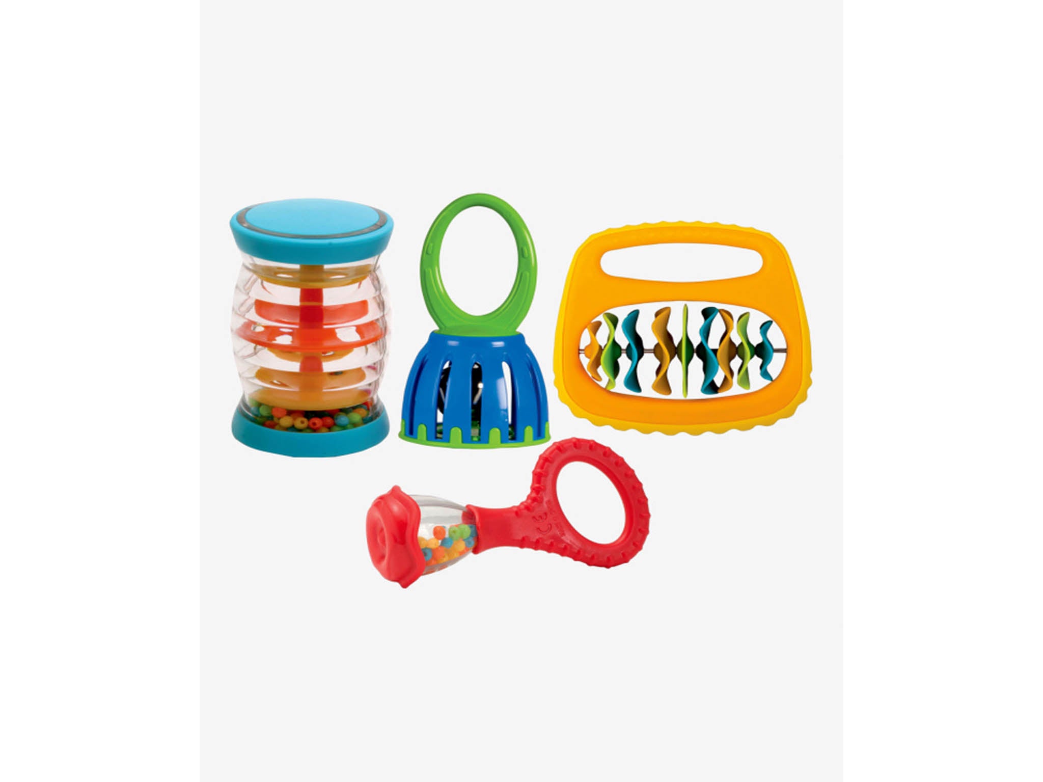Get everyone dancing with this colourful kids’ band set
