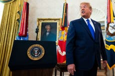 Trump suddenly exits Medal of Freedom award leaving recipient baffled