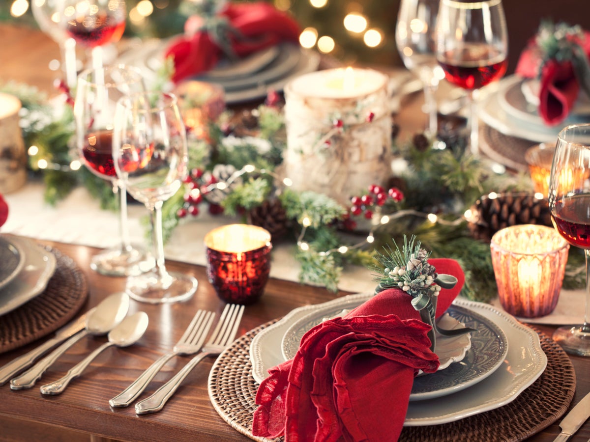 how to dress a table for christmas dinner Christmas Table Setting for a Unique Holiday Dinner
