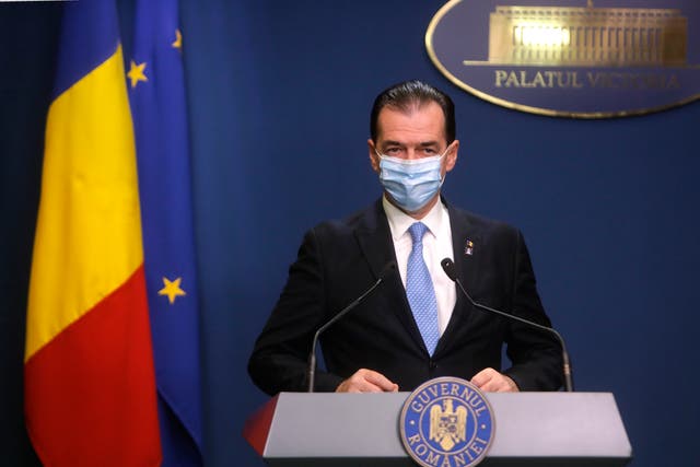 Ludovic Orban (EPA/ADRIAN PACLISAN / ROMANIAN GOVERNMENT)