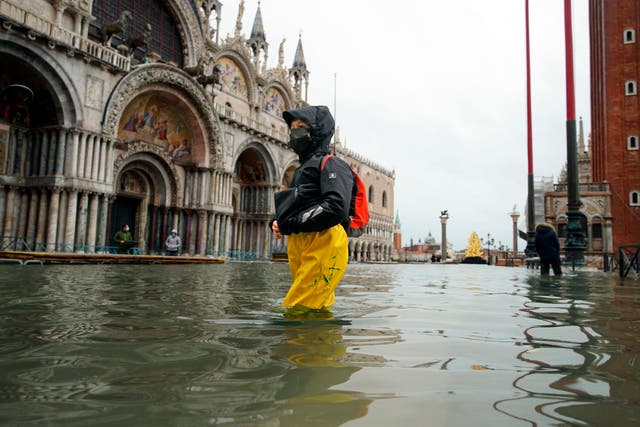 APTOPIX Italy Venice Flooding