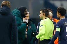 PSG and Istanbul Basaksehir walk off after alleged racism by official