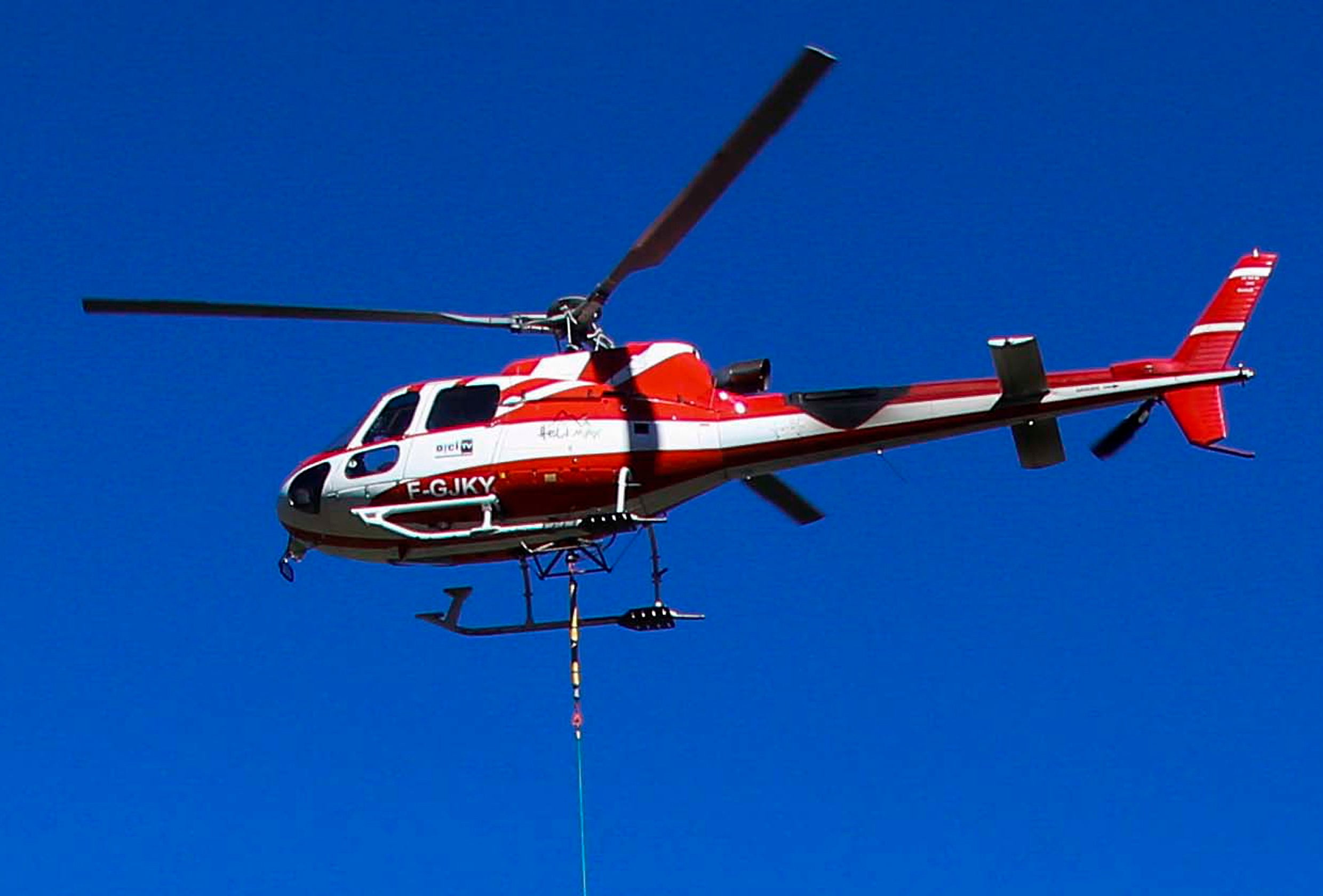 A SAF helicopter of the same model as the one pictured is reported to have crashed in Bonvillard in the French Alps.