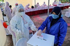 Indonesia conducts regional election during pandemic