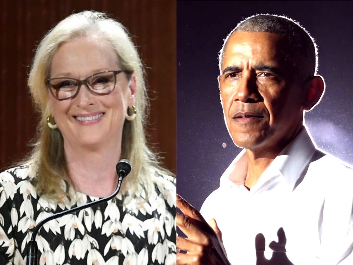 Meryl Streep Jokes About Obama S Bad Memory As She Corrects Story About Her In His Memoir The Independent