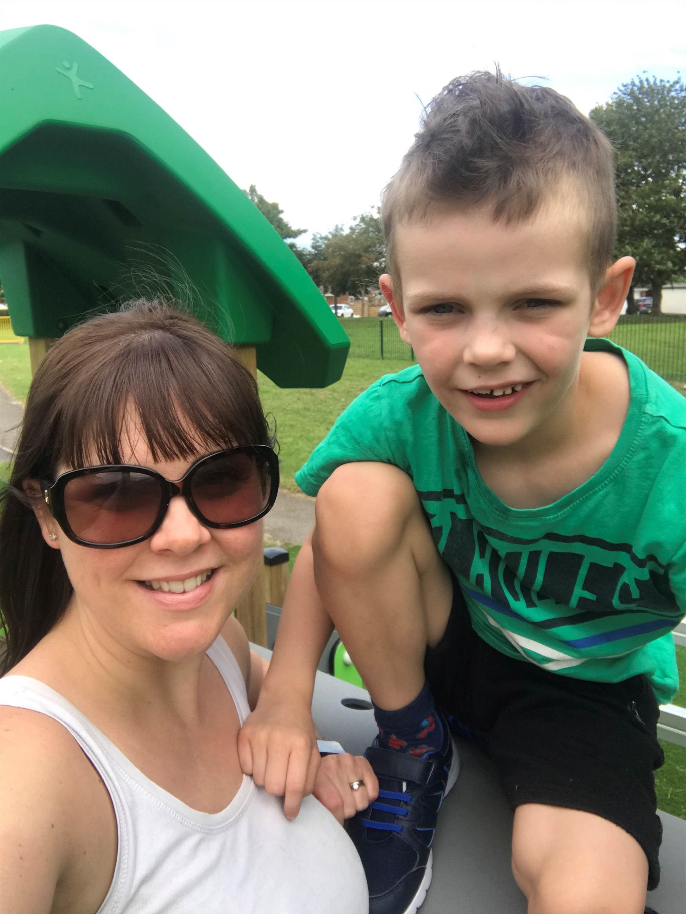 Sarah Collier, 38, says she has felt ‘isolated’ while coping with additional challenges in caring for her disabled son during the pandemic&nbsp;