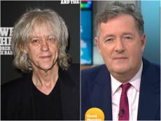 Bob Geldof and Piers Morgan among stars urging public to get Covid jab
