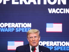Trump says it’s ‘terrific’ nearly 15 per cent of Americans had Covid