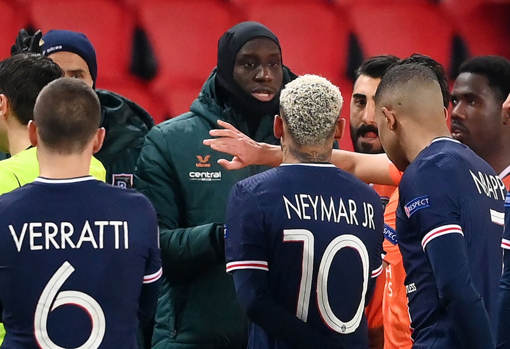 PSG players supported the Turkish team’s choice to leave the pitch