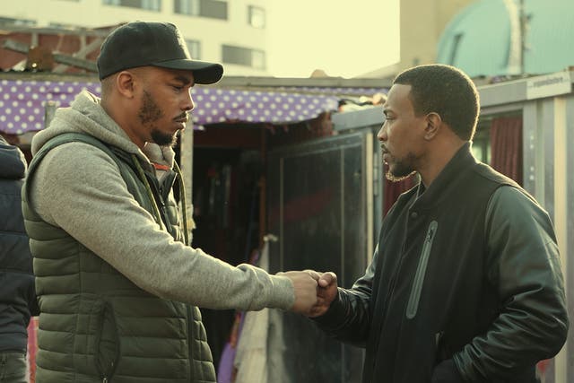 Shone Romulus and Ashley Walters in season three of Top Boy