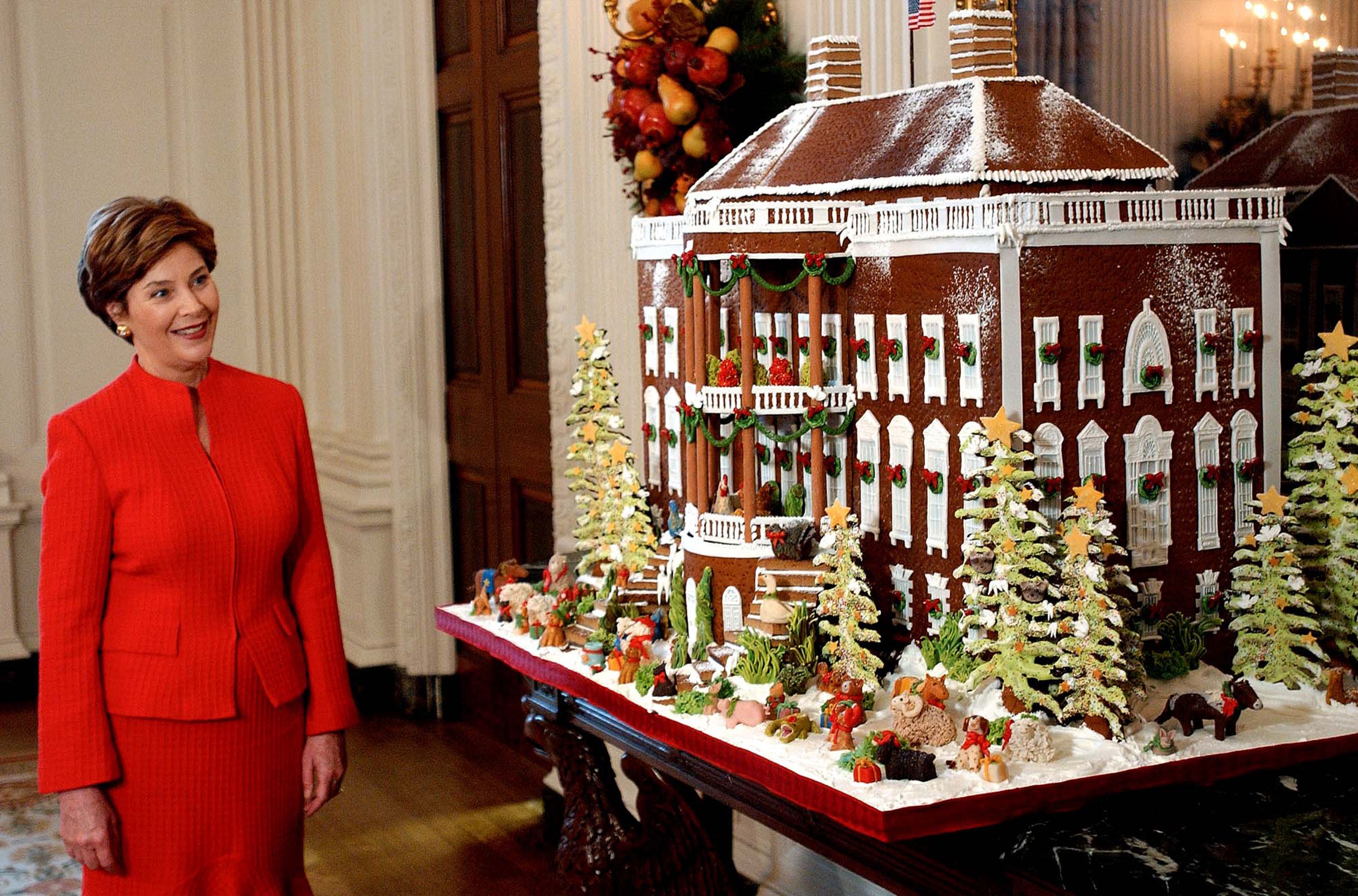 The White House decorates with a gingerbread house each year