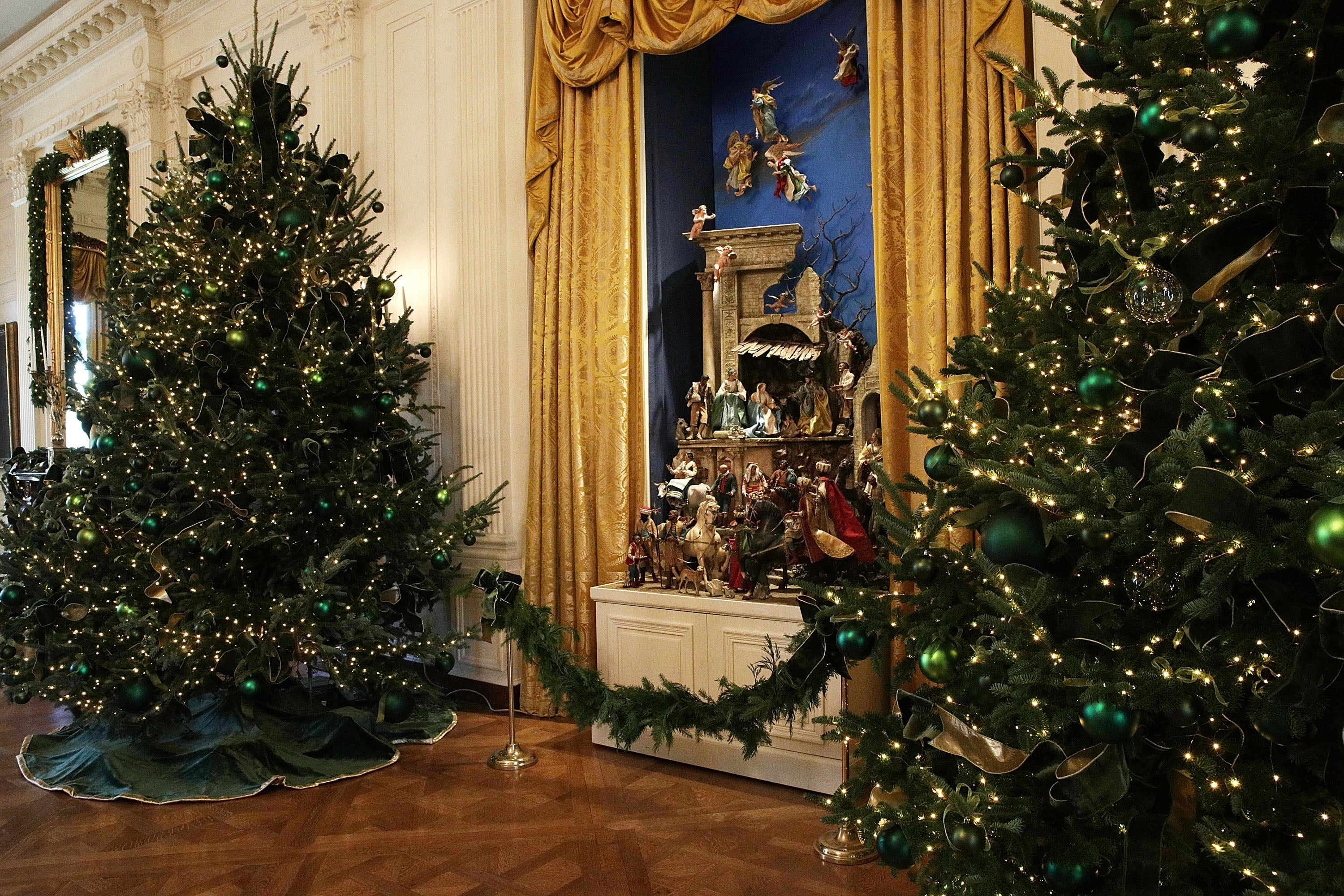 The White House creche has been on display since 1967