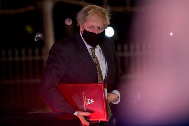 <p>Boris Johnson arrives in Brussels for post-Brexit trade talks on 9 December, 2020.</p>