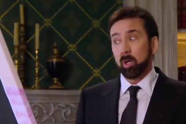 Nicolas Cage will host a show about the history of swear words on Netflix