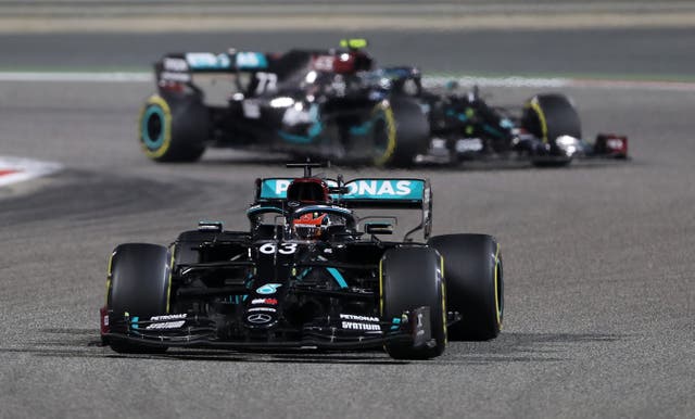 George Russell was robbed of a chance at winning the Sakhir Grand Prix after a Mercedes pit-stop error