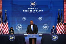 Biden defends his pick for Pentagon chief