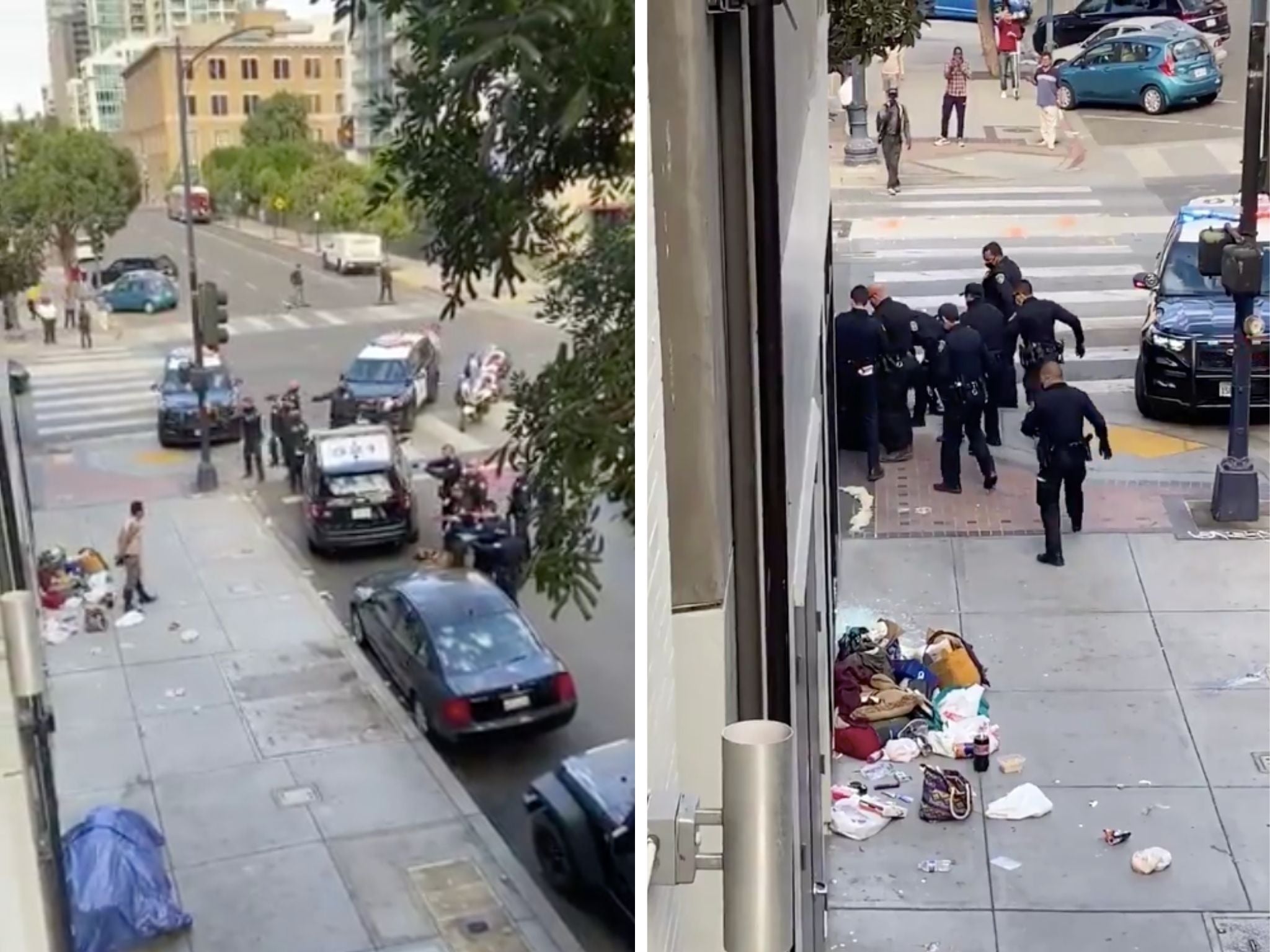 Footage Of San Diego Police Shooting At A Homeless Woman Sparks Protests Indy100