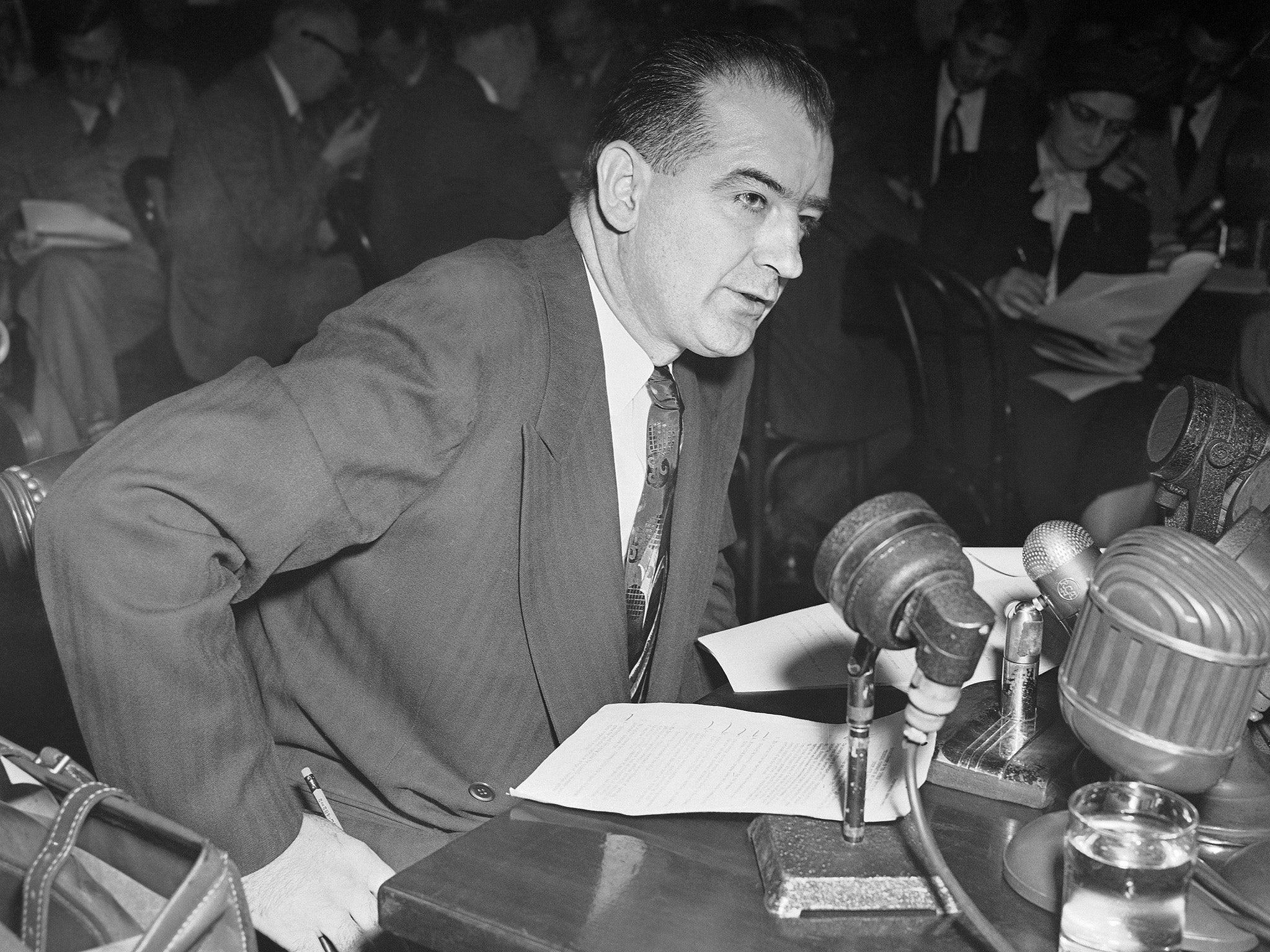 McCarthy used similar techniques to Trump to focus public attention on himself in the 1950s