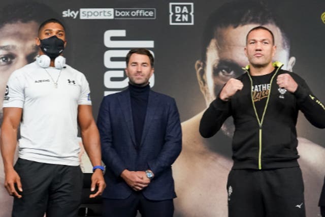 Joshua defends his world titles against Pulev on Saturday