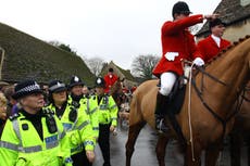 Councils crack down on trail-hunting as police investigation into hunt masters’ meetings continues