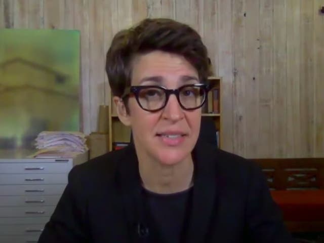 Rachel Maddow on The Late Show with Stephen Colbert
