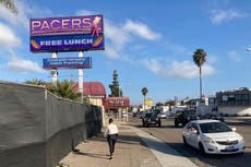 Strip club still open while California vows legal action
