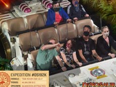 Disney World photoshops face coverings onto maskless visitors on rides
