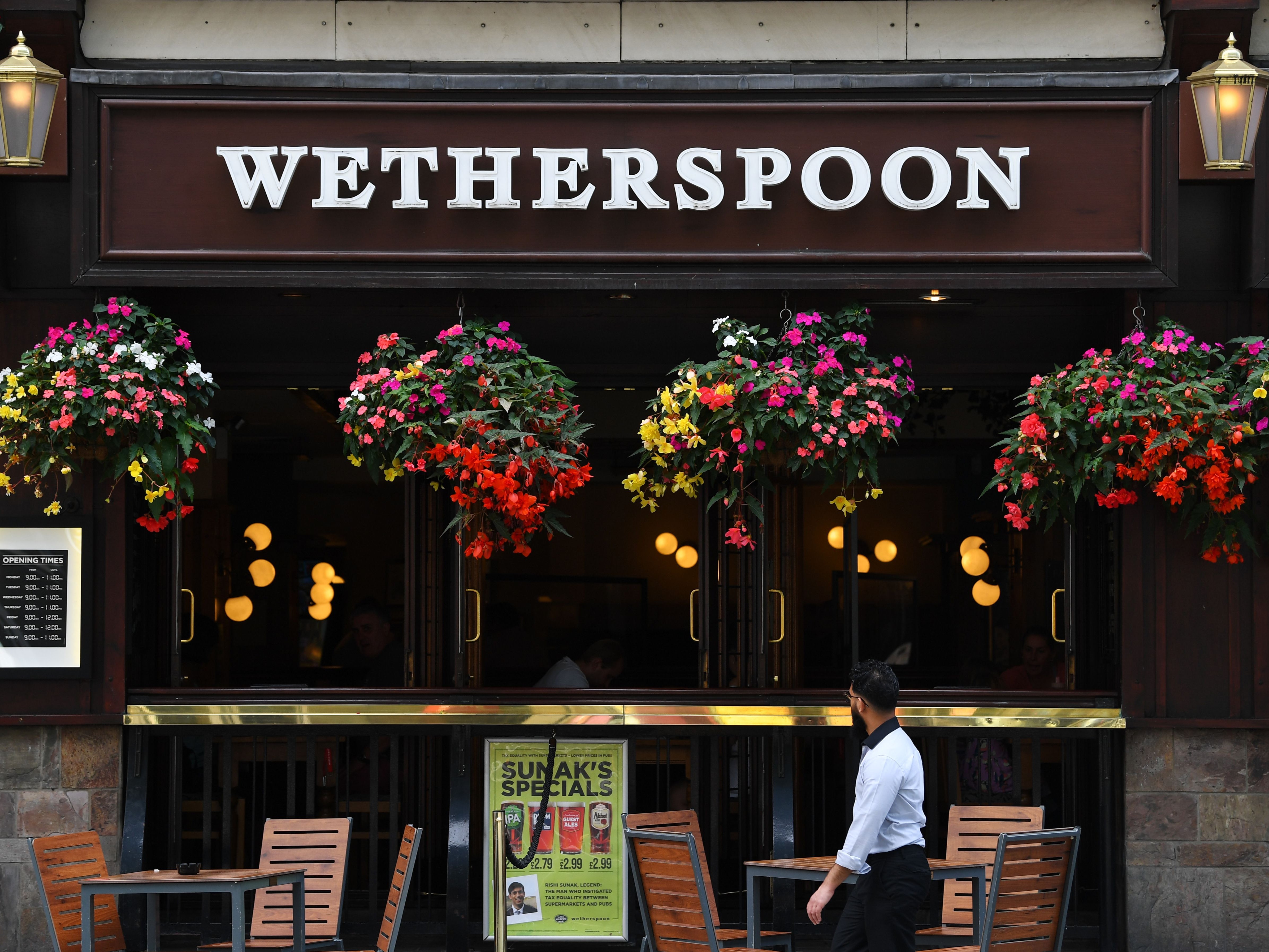 A Wetherspoon pub in Holborn, London