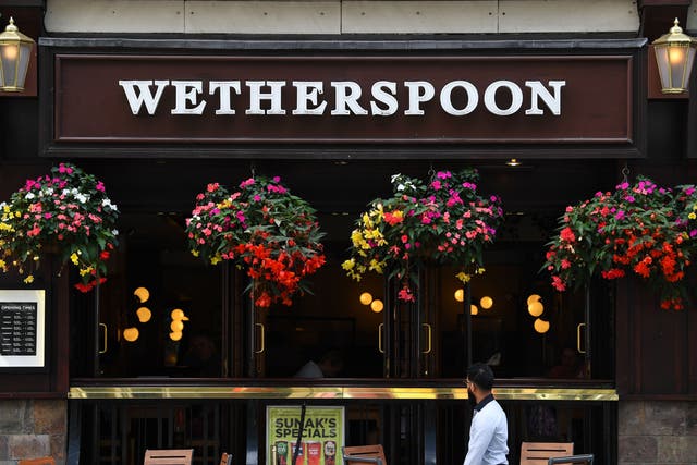 A Wetherspoon pub in Holborn, London