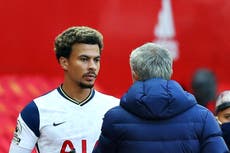 Mourinho concedes Alli is ‘not a happy player’ at Tottenham