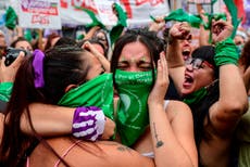 Landmark bill legalising abortion passes Argentina’s lower house