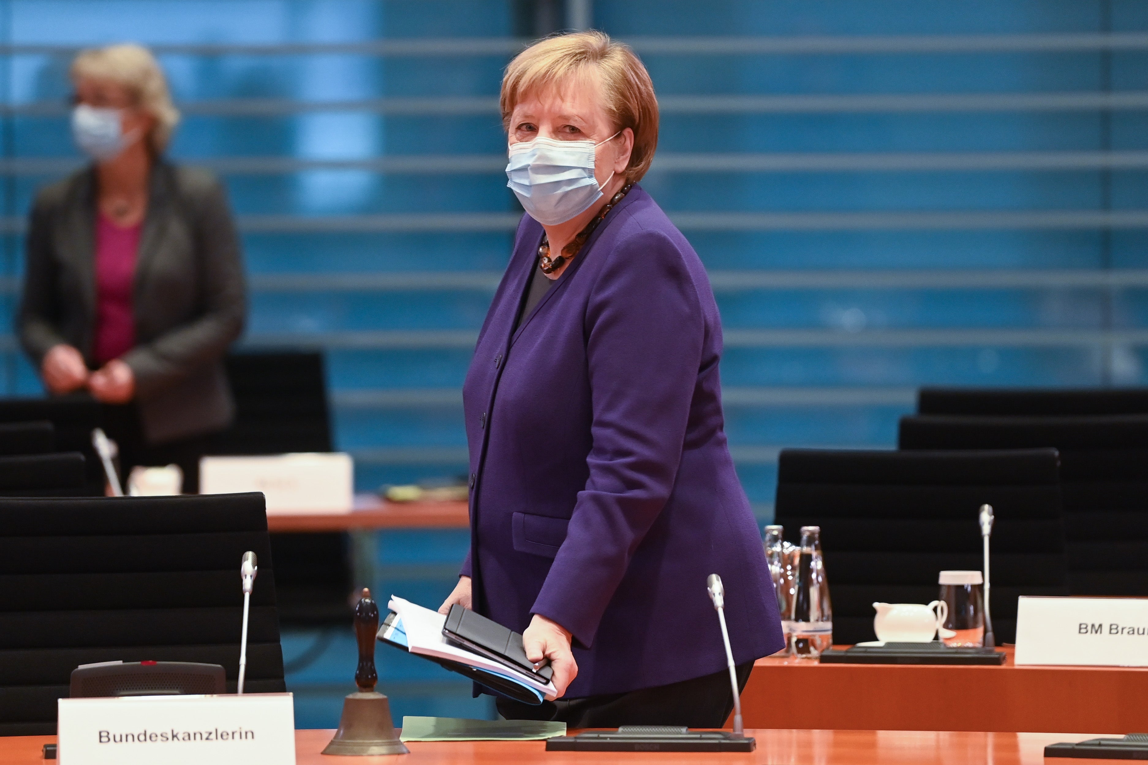 <p>The German chancellor, Angela Merkel</p>