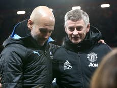 Guardiola defends United manager Solskjaer ahead of derby