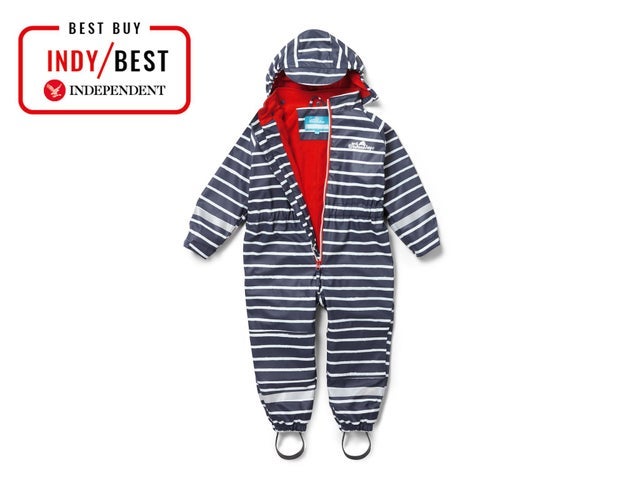 A puddle suit is a must-have for walks with kids on rainy days