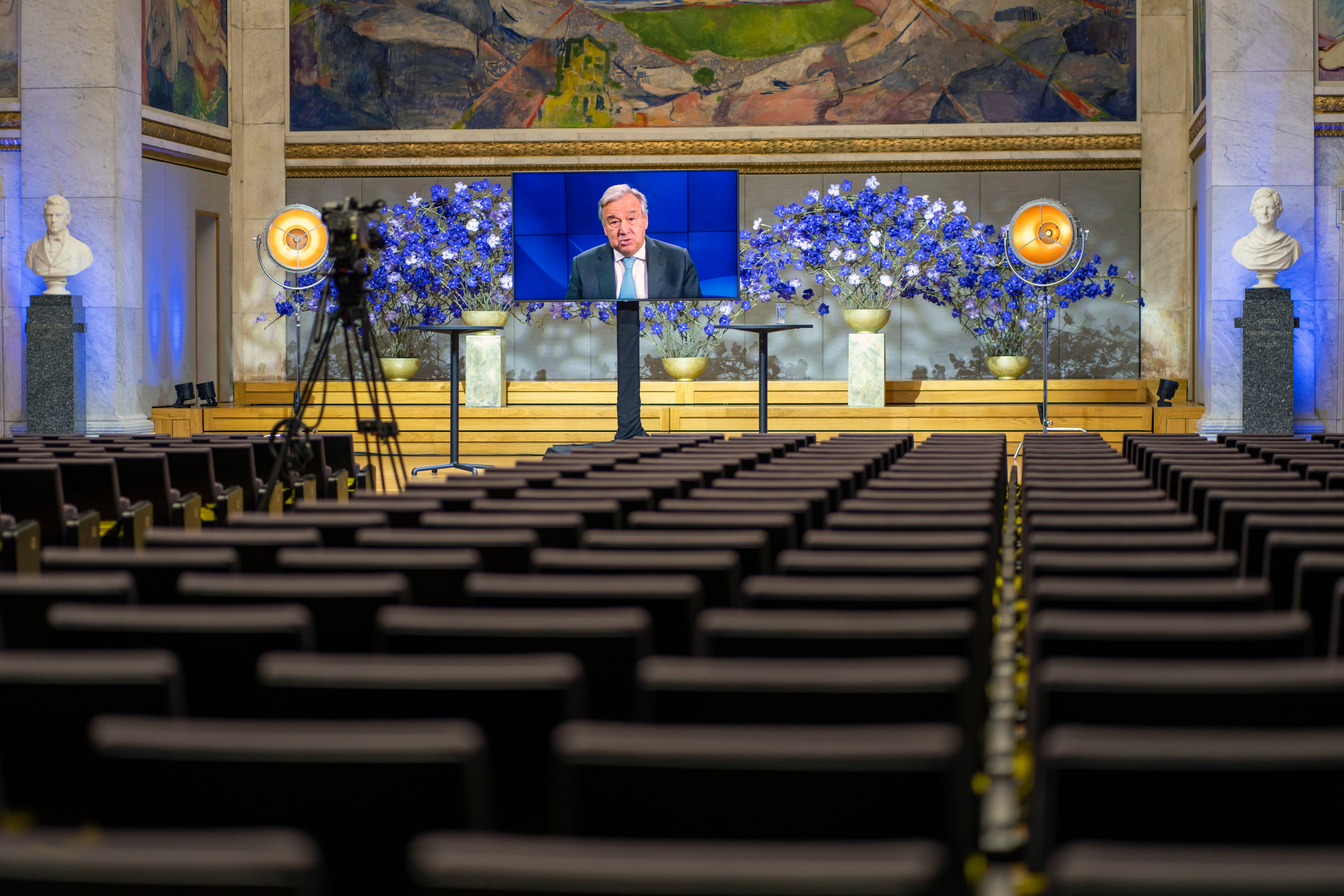 CORONAVIRUS-GUTERRES NOBEL