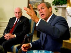 George W Bush breaks months of silence on Trump